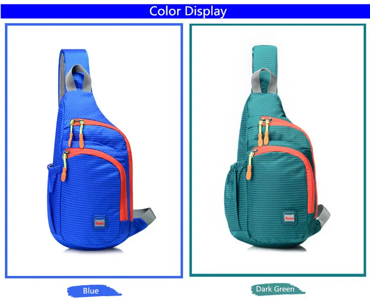 Peicees Small Sling Backpack Waterproof Unisex Shoulder Bag