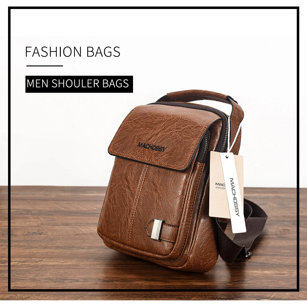 Machossy MC-1173 Men's PU Crossbody Bags