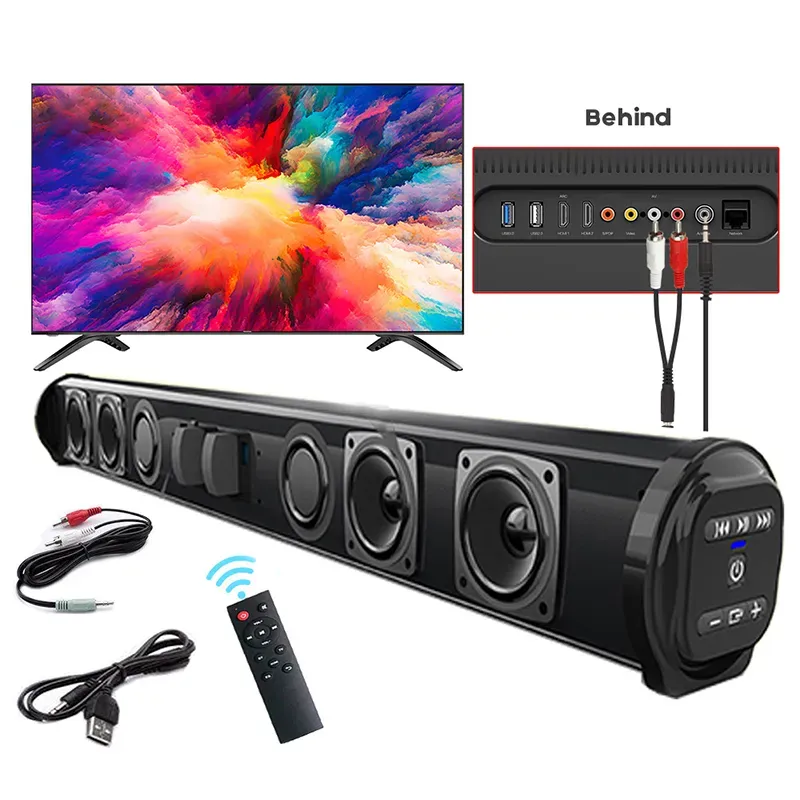 NRNL BS-28B BS-10 Wireless Bluetooth Sound Bar Speaker