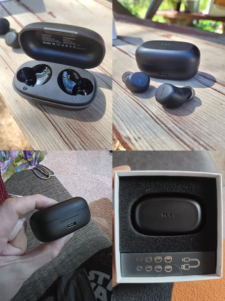 TOZO A1 Mini Wireless Earbuds Black Color