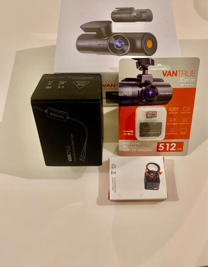 Vantrue N4 Dash Cam 4K Car Video Recorder