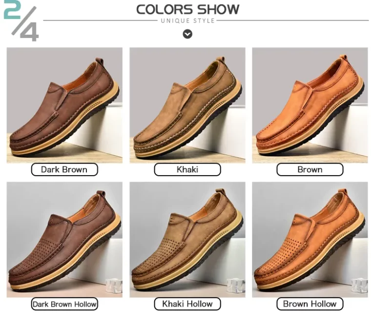 JAHSEH VH08101 Men Genuine Leather Shoes