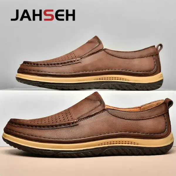 JAHSEH VH08101 Men Genuine Leather Shoes - Image 4