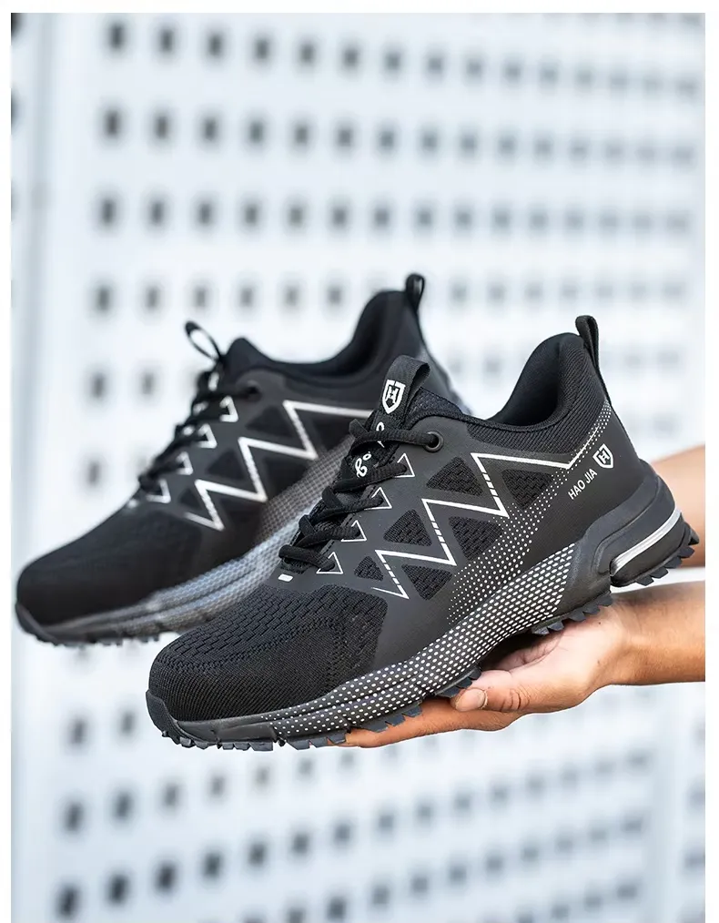 HAO JIA HJ-K20 Men Safety Shoes Black