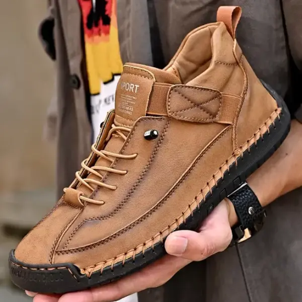 HUCDML K9888 Men Outdoor Leather Shoes - Image 2