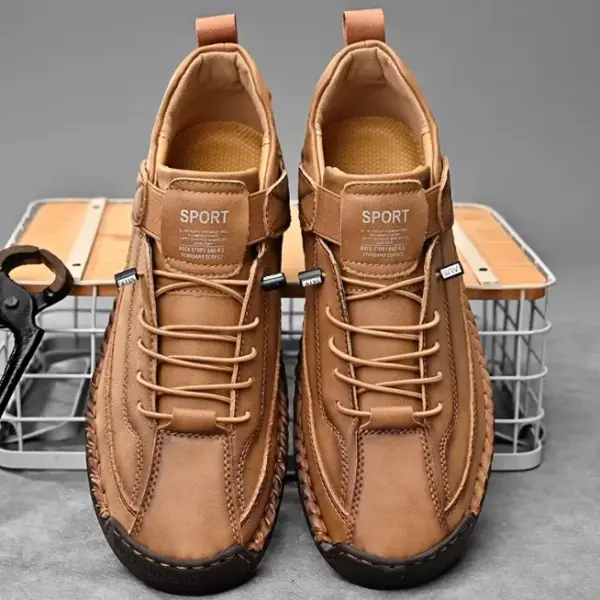 HUCDML K9888 Men Outdoor Leather Shoes - Image 5
