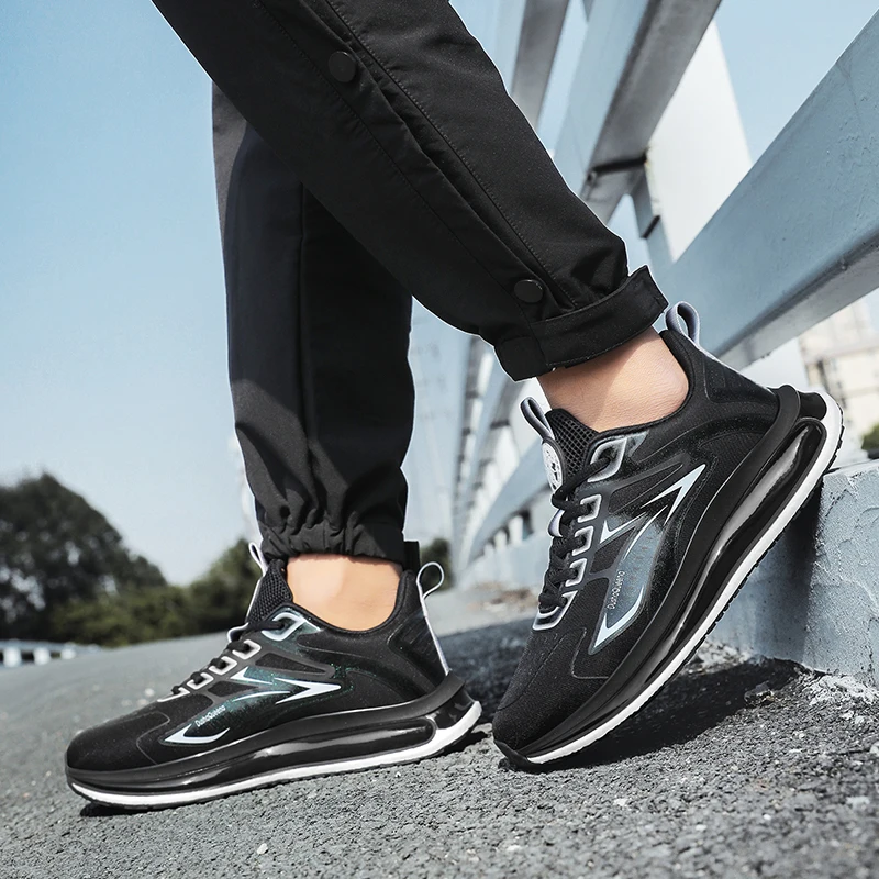 DushaQueena Anti Slip Running Shoes ฺBlack