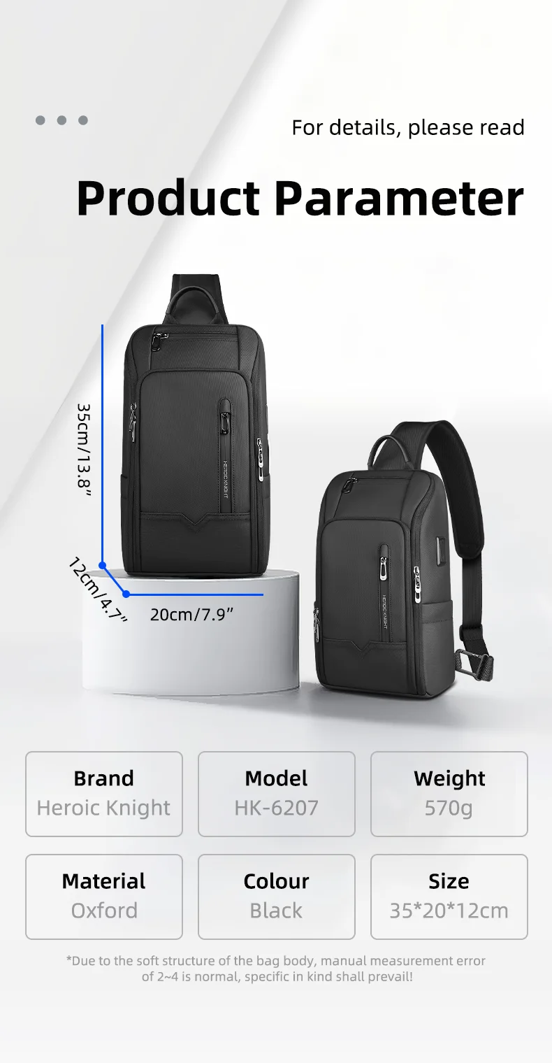 Heroic Knight HK-6207B Parameter