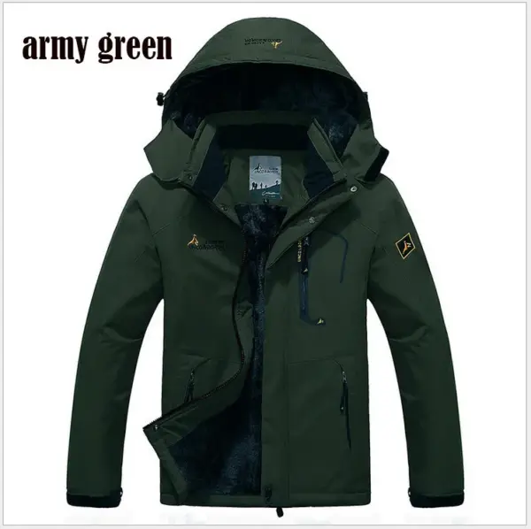 UNCO&BOROR Men's Winter Jackets - Army Green