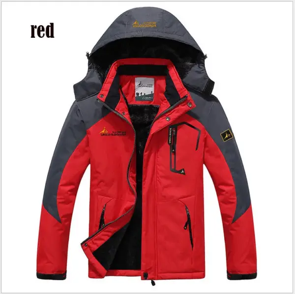 UNCO&BOROR Men's Winter Jackets - Red
