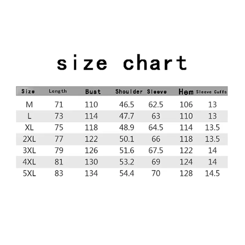 LEDUNTINO 3399 - Size Chart
