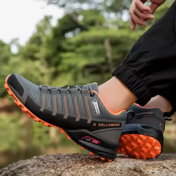 SOLLOMENSI Waterproof Non-slip Hiking Shoes - Image 2