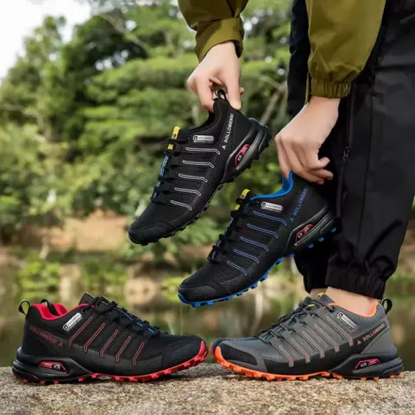 SOLLOMENSI Waterproof Non-slip Hiking Shoes - Image 5