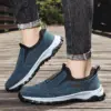 Men's non-slip casual sports shoes wear-resistant hiking shoes Outdoor 2025 fashion comfortable flat walking shoes for men 6