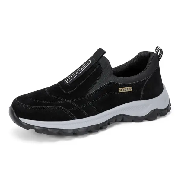 Men's non-slip casual sports shoes wear-resistant hiking shoes Outdoor 2025 fashion comfortable flat walking shoes for men 2