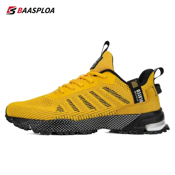Baasploa Men’s Lightweight Running Shoes – Breathable Non-Slip Casual Sport Sneakers 3
