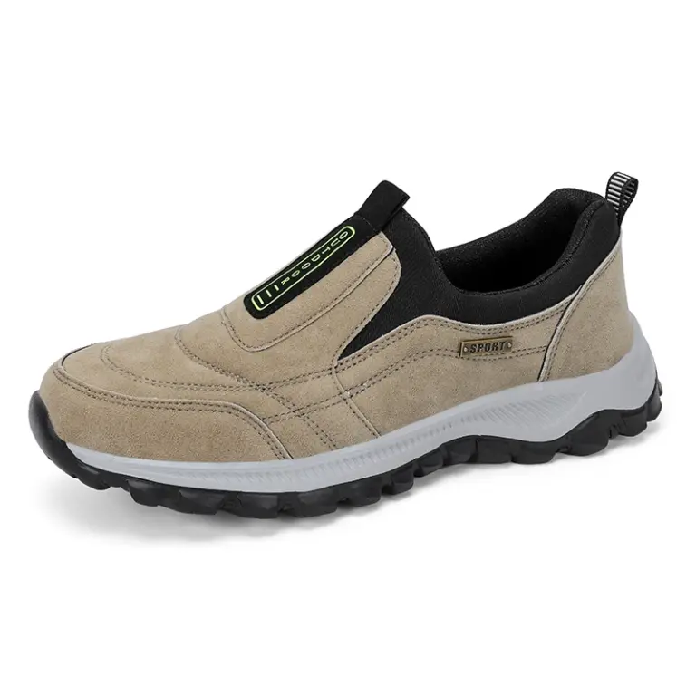Men's non-slip casual sports shoes wear-resistant hiking shoes Outdoor 2025 fashion comfortable flat walking shoes for men 1