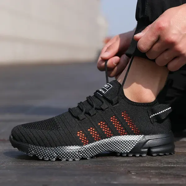 Stuccco Men’s Lightweight Mesh Sneakers – Breathable Slip-On Casual Running Shoes 2