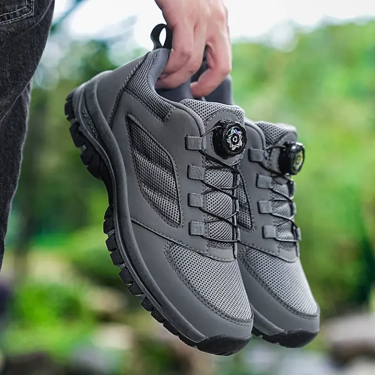 YOAINGO Steel Toe Safety Sneakers with Rotation Dial Lacing, Unisex Work Shoes EU 36–48 1