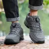 YOAINGO Steel Toe Safety Sneakers with Rotation Dial Lacing, Unisex Work Shoes EU 36–48 4