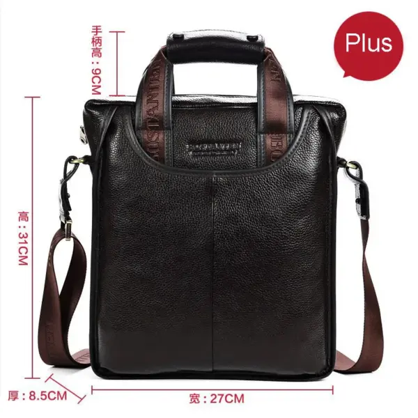 Bostanten Brand New Men's 100% Genuine Leather Cowhide Handbag Messenger Shoulder Tote Briefcase Laptop BAG Purse - AliExpress 1524