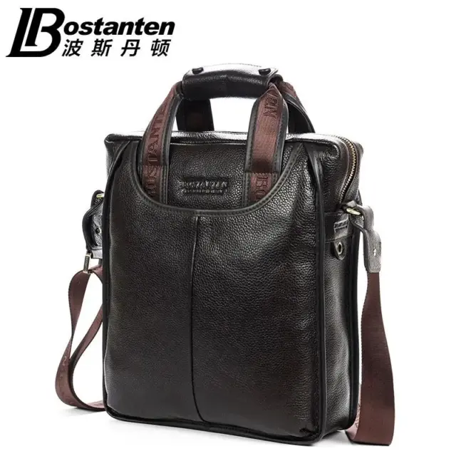 Bostanten Brand New Men's 100% Genuine Leather Cowhide Handbag Messenger Shoulder Tote Briefcase Laptop BAG Purse - AliExpress 1524