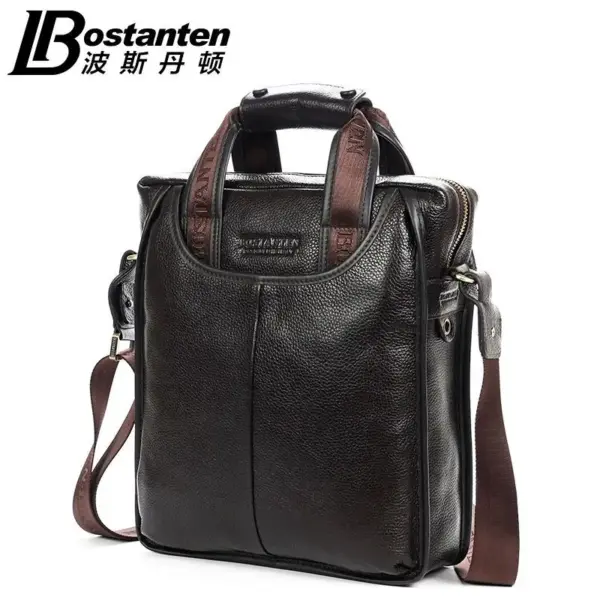 Bostanten Brand New Men's 100% Genuine Leather Cowhide Handbag Messenger Shoulder Tote Briefcase Laptop BAG Purse - AliExpress 1524