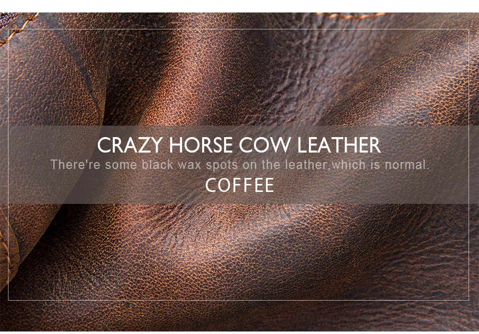 CONTACT’S MB078 Genuine Leather Crossbody Bag for Men - Cow Leather CONTACT’S MB078 Genuine Leather Crossbody Bag for Men - Cow Leather