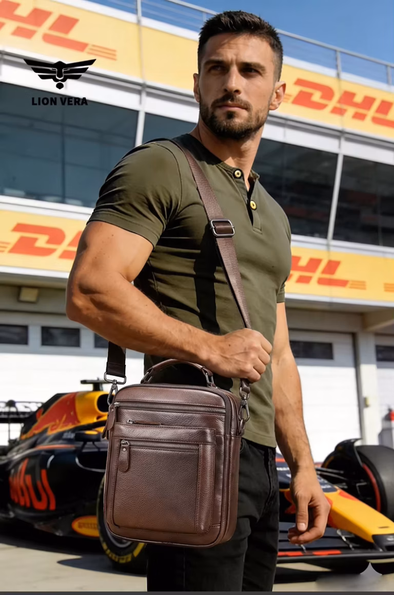 LION VERA Men's Shoulder Bag 