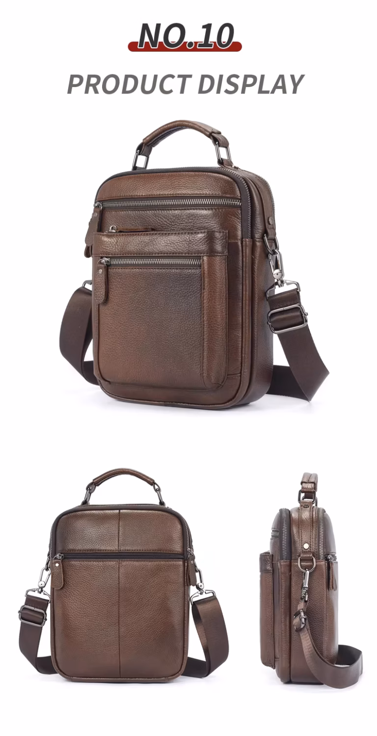 LION VERA Men's Shoulder Bag - Product Display