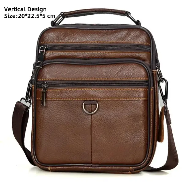 Hot Fashion Men Messenger Bags Genuine Leather Handbags for Man Luxury Brand Male Crossbody Bag for Mini Pad Boy Shoulder Bag - AliExpress 1524