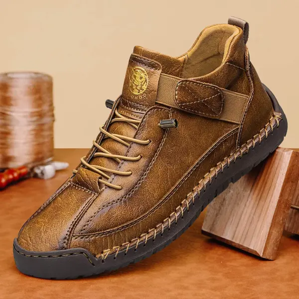 CLOHOO Handmade Men's High-Top Sport Casual Boots Breathable Outdoor Wear with Extended Size Options Classic Ankle Boots - AliExpress 322