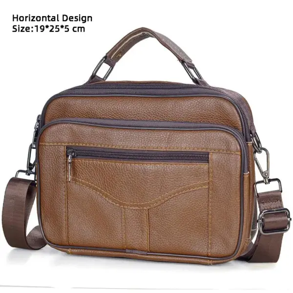 Hot Fashion Men Messenger Bags Genuine Leather Handbags for Man Luxury Brand Male Crossbody Bag for Mini Pad Boy Shoulder Bag - AliExpress 1524