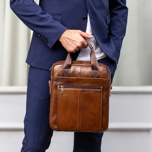 WESTAL Men's Shoulder Bags Genuine Leather Crossbody Messenger Bag For 13.3 Inch Laptop Briefcase Leather Man Handbags 8577 - AliExpress 1524