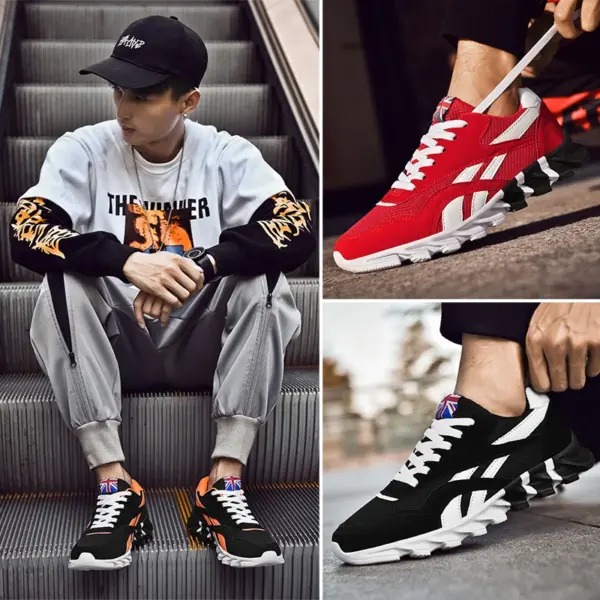 2025 new men's and women's running shoes breathable casual sneakers anti-slip vibration comfortable walking shoes 36-48 - AliExpress 201768104