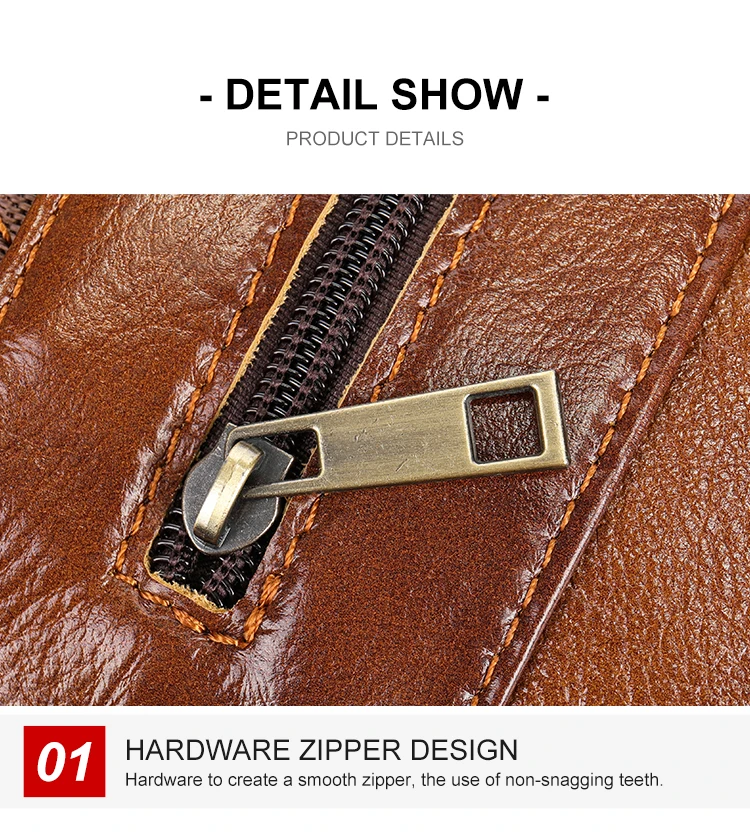 WESTAL 8577 Genuine Leather Messenger Bag - Detail WESTAL 8577 Genuine Leather Messenger Bag - Detail