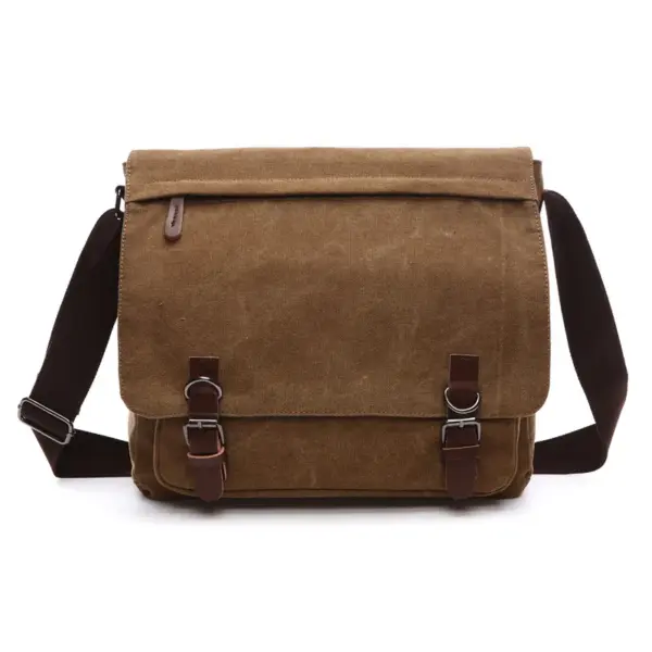 Vintage Bag Canvas Laptop Shoulder Bag Messenger Bag Men Casual Crossbody Bags School Bookbag - AliExpress