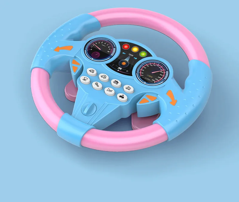 Interactive Steering Wheel Toy for Kids with Lights & Sounds Interactive Steering Wheel Toy for Kids with Lights & Sounds