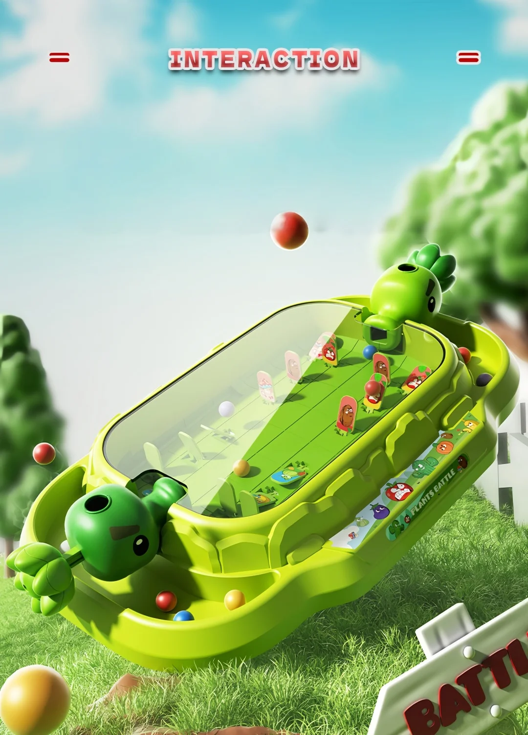 Plants VS Zombies 2-Player Tabletop Shooting Battle Game for Kids & Family Plants VS Zombies 2-Player Tabletop Shooting Battle Game for Kids & Family