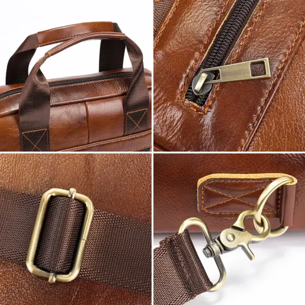 WESTAL Men's Shoulder Bags Genuine Leather Crossbody Messenger Bag For 13.3 Inch Laptop Briefcase Leather Man Handbags 8577 - AliExpress 1524