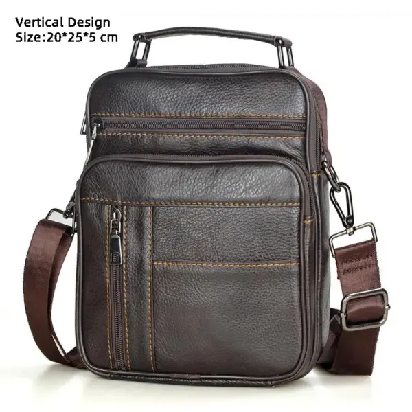 Hot Fashion Men Messenger Bags Genuine Leather Handbags for Man Luxury Brand Male Crossbody Bag for Mini Pad Boy Shoulder Bag - AliExpress 1524