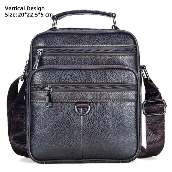 Hot Fashion Men Messenger Bags Genuine Leather Handbags for Man Luxury Brand Male Crossbody Bag for Mini Pad Boy Shoulder Bag - AliExpress 1524