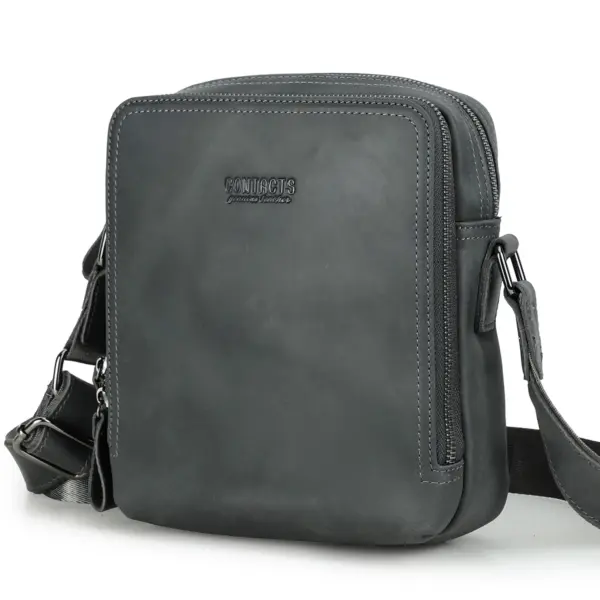 CONTACT'S Genuine Leather Men's Messenger Bag Vintage Sling Shoulder Bags for 7.9" iPad Mini High Quality Male Crossbody Bag Men - AliExpress 1524