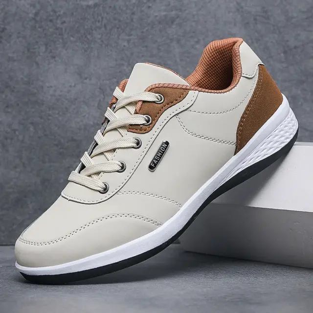 2026 New Walking Sports Shoes Leather Waterproof Casual Sports Shoes Non-slip Shock Absorption Running Shoes Men's Tennis Shoes - AliExpress 201768104