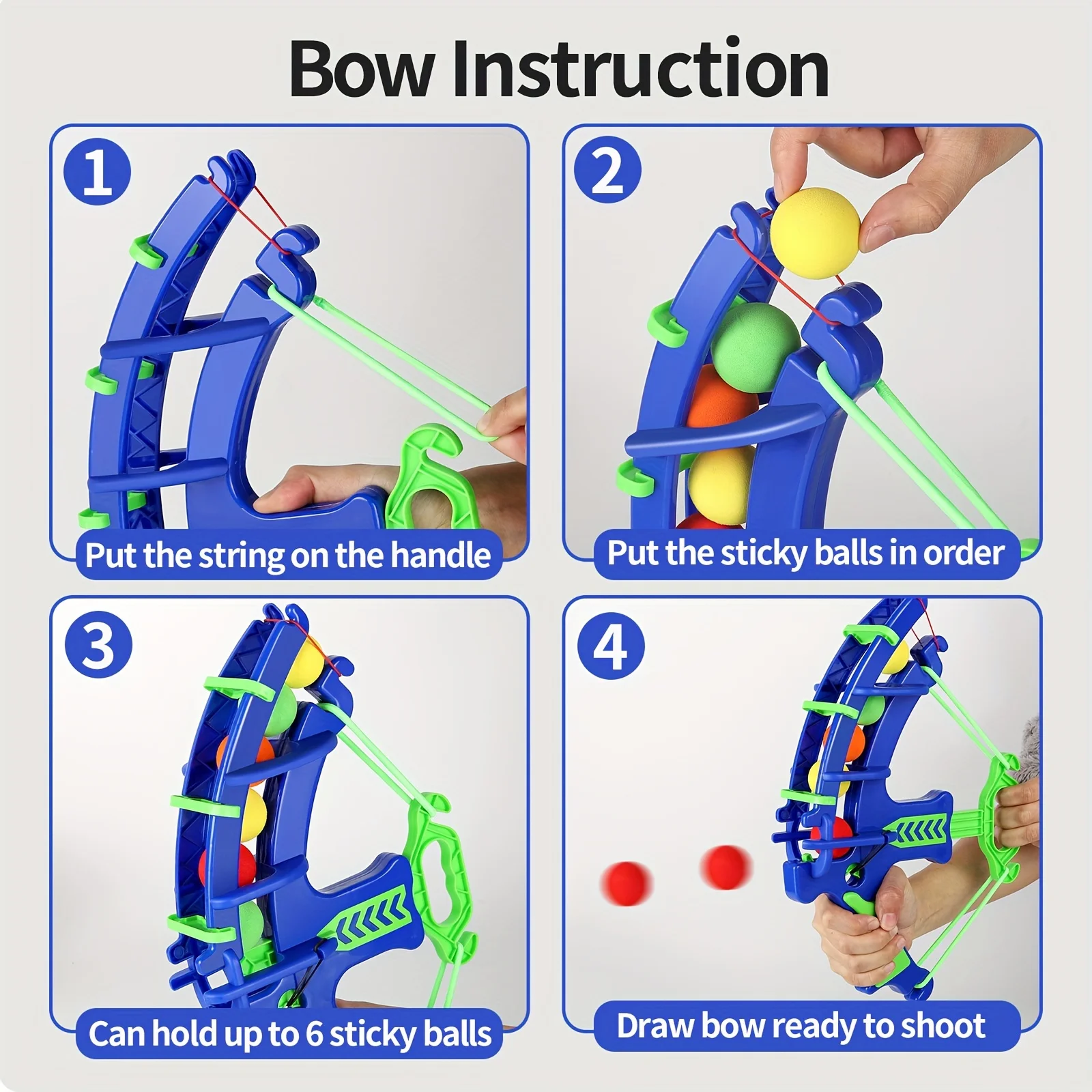 Kids Bow and Arrow Target Set - Instruction