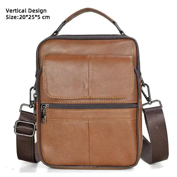 Hot Fashion Men Messenger Bags Genuine Leather Handbags for Man Luxury Brand Male Crossbody Bag for Mini Pad Boy Shoulder Bag - AliExpress 1524
