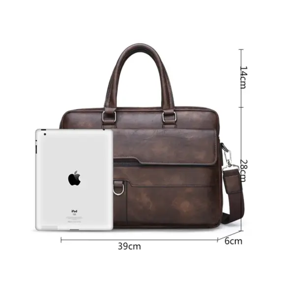 Men's Minimalist Trend Briefcase Large Capacity Office Shoulder Bag Waterproof Business Laptop Handbags Commute Crossbody Bag - AliExpress 1524