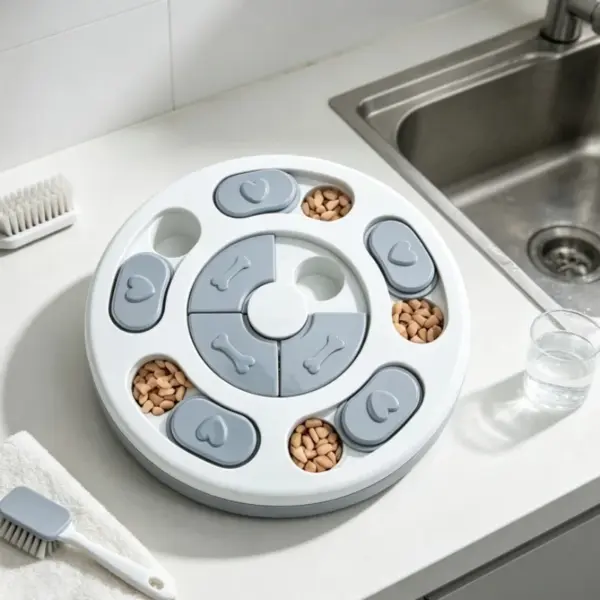 Interactive Dog Puzzle Feeder Toy