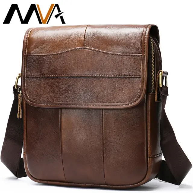 MVA Men's Genuine Leather Bag Crossbody Bags for Men Messenger Bag Men Leather Fashion Men's Shoulder Bags Male Handbags 1121 - AliExpress 1524