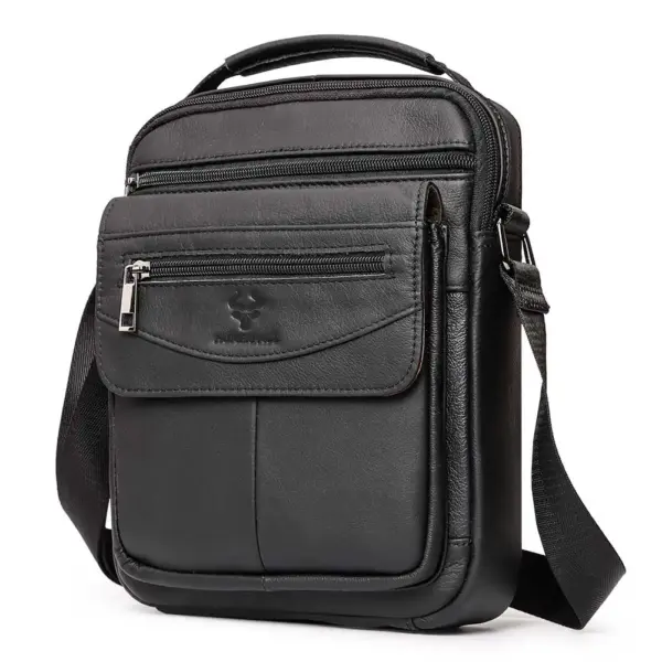 HUMERPAUL Genuine Leather Small Messenger Bag for Men Capacity Sling Crossbody Shoulder Bag Business Male Handbag for Work - AliExpress 1524